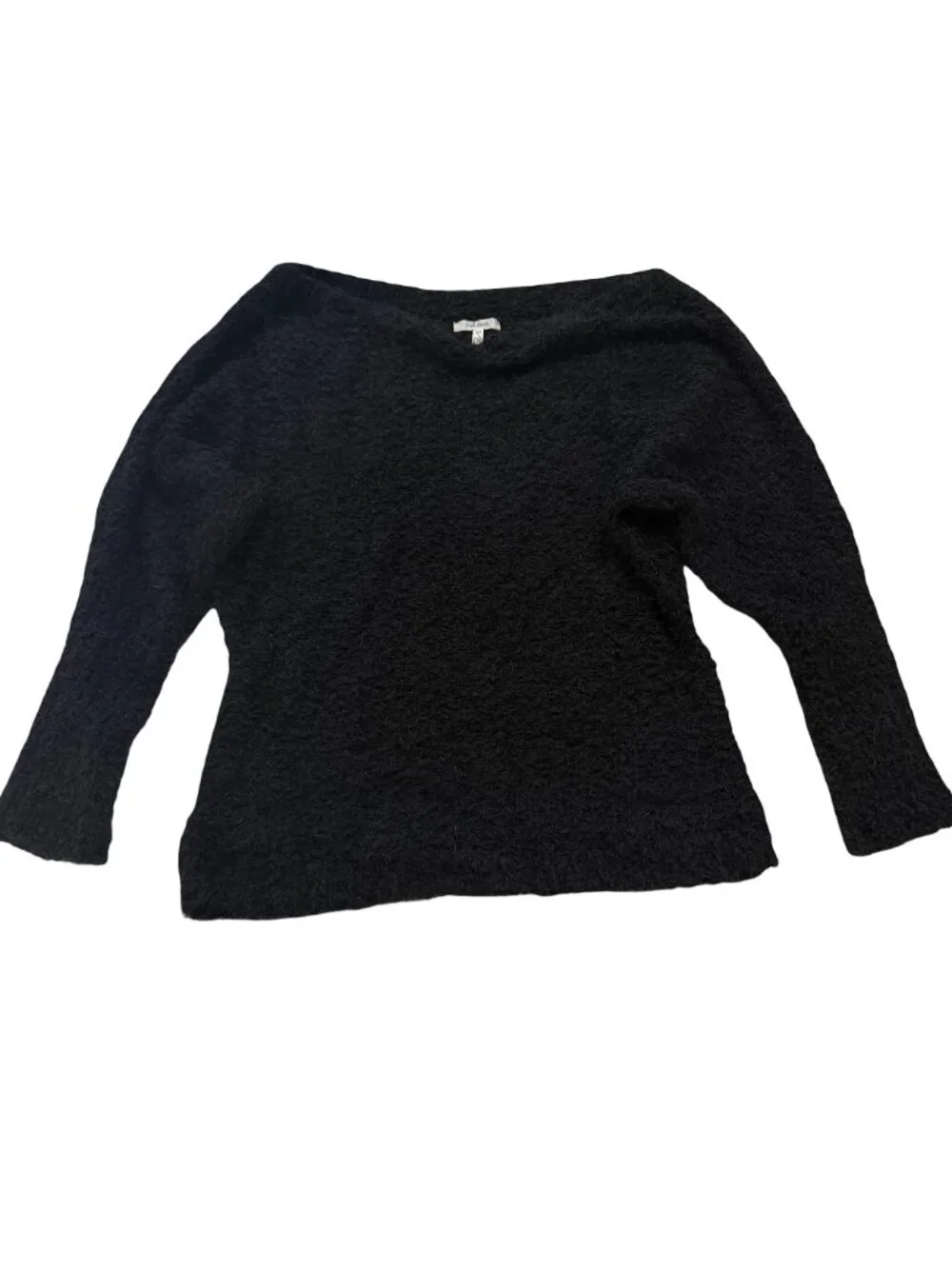 Maurices Black Boucle Boat Neck Dolman Sleeve Pullover Sweater Off Small Women's